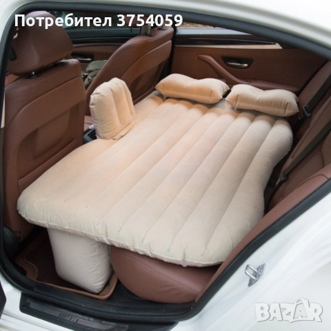 Удобен надуваем матрак (легло), приспособен  за спане в  автомобил AUTO BED, снимка 5 - Надуваеми легла - 55197239