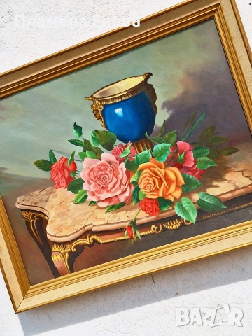 Голям натюрморт по Върнън Уорд, снимка 5 - Картини - 54178422