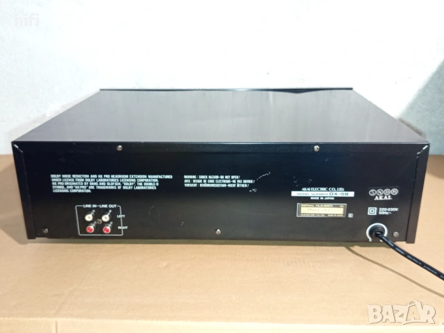 Триглав касетен дек Akai DX-59, снимка 4 - Декове - 54682630