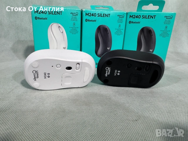 Мишка - Logitech M240 silent Bluetooth , снимка 3 - Клавиатури и мишки - 53810502
