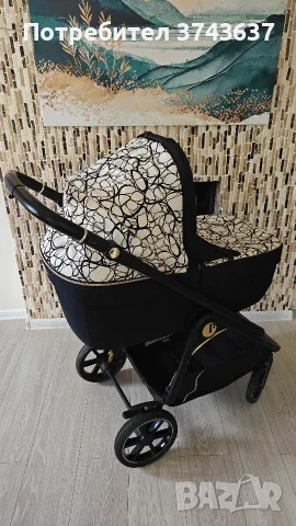 Детска количка Peg Perego Veloce Graphic Gold 3 в 1, снимка 3 - Детски колички - 55687745