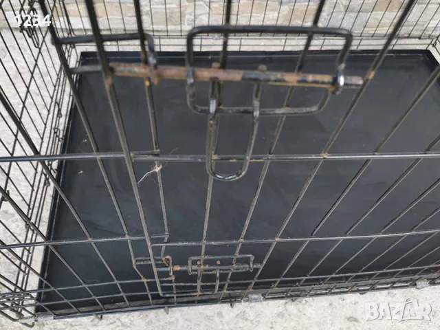 голяма метална клетка за куче 106x70x76см за транспорт и стационар , снимка 5 - За кучета - 55321383
