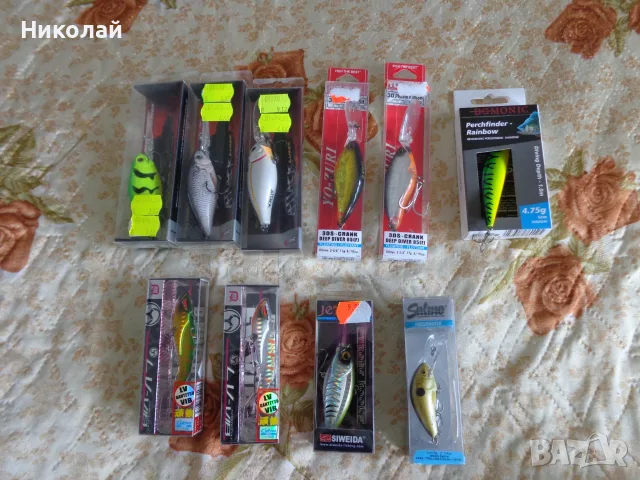 Нови воблери и цикади,за щука и др.(общо 10 броя)