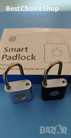 катинар с отпечатък (2 бр.) Ключалка без ключ с биометрия за багаж, чанти и кутии – Черно/Сребристо, снимка 3 - Други стоки за дома - 54093264