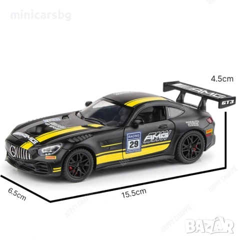 Метални колички: Mercedes-AMG GT3, снимка 3 - Колекции - 54903059
