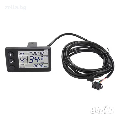 Комплект контролер + дисплей S866 за електрически велосипед 24V 36V 48V – 250W 350W Brushless 10286, снимка 8 - Велосипеди - 54662388