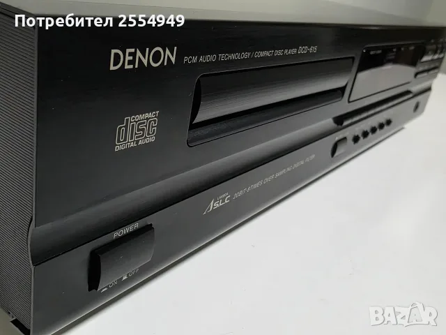 CD Плейър Denon DCD-615 – Легендарен Burr-Brown Звук (Коаксиален изход), снимка 3 - Други - 55440572