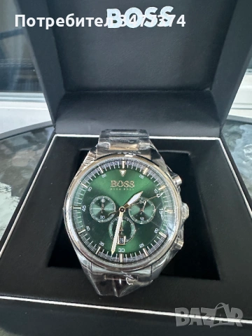 Hugo Boss Pioneer Chronograph - чисто нов мъжки часовник, снимка 3 - Мъжки - 54743026