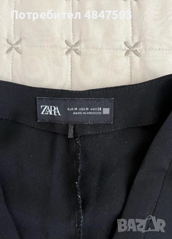 Официална черна рокля Zara, снимка 4 - Рокли - 54784673