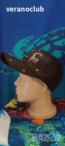 Дамска шапка с козирка и камъчета, снимка 3 - Шапки - 55380079