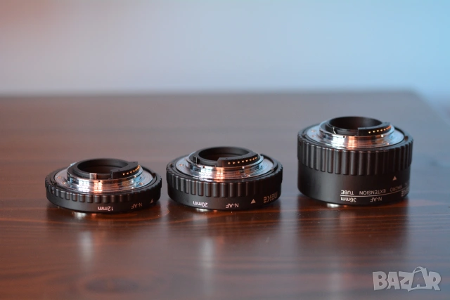 Макро екстендъри MEIKE за Nikon с автофокус и контрол на блендата, снимка 4 - Обективи и филтри - 55151059