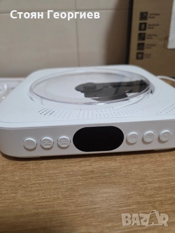 Чисто нов Стенен CD плейър с Bluetooth, FM радио, USB/AUX, дистанционно и стойка, снимка 4 - CD дискове - 54457453