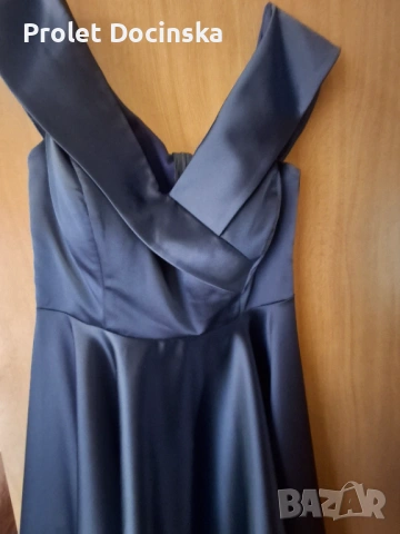 Нова елегантна тъмно синя официална рокля, снимка 8 - Рокли - 54223357