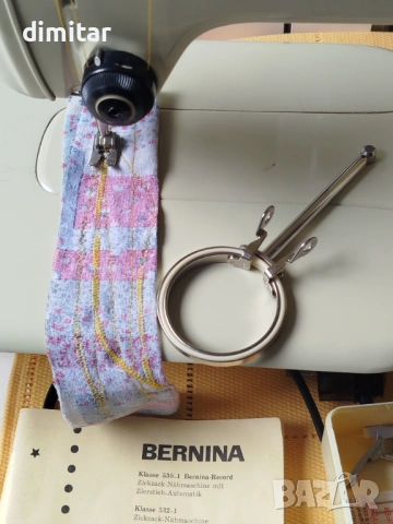 Метална шевна машина Bernina 532-1 , снимка 4 - Шевни машини - 54669046