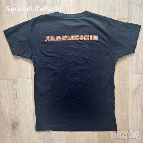Rammstein Feuer Frei мъжка тениска винтидж колекционерска XL, снимка 5 - Тениски - 54155264