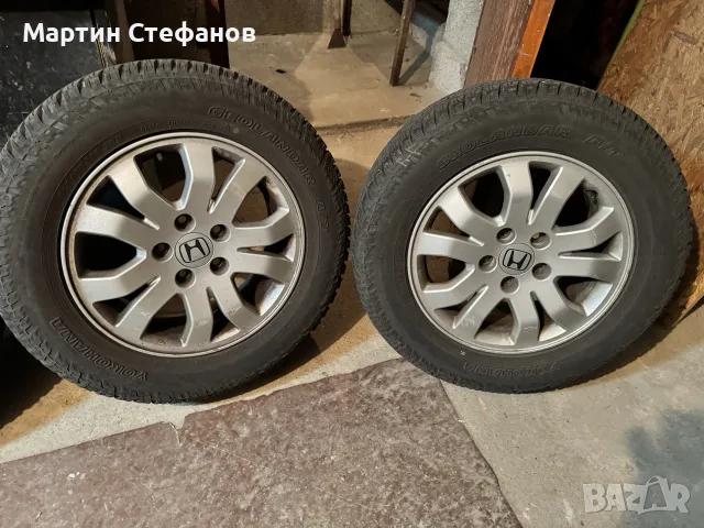 Оригинални джанти Honda CRV 2 (Хонда ЦРВ 2) 16” 5x114.3 + гуми Yokohama, снимка 2 - Гуми и джанти - 55565520