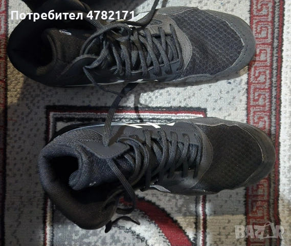 Чисто нови Asics snapdown 4 борцовки 43,5 номер в черен цвят, снимка 2 - Спортна екипировка - 54027979
