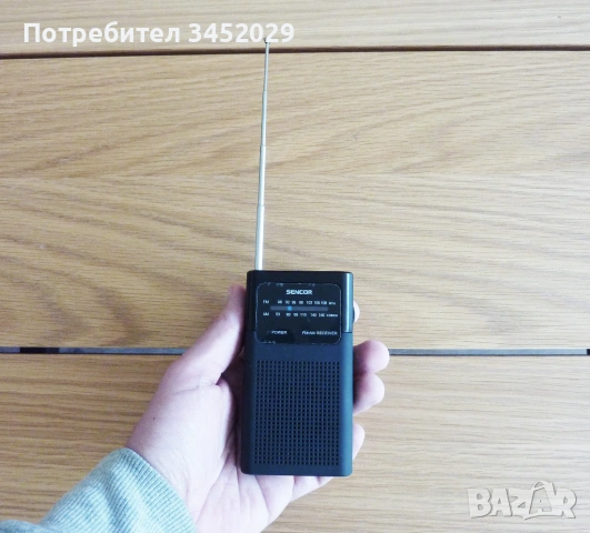 Радиоприемник Sencor SRD 1100 B (Мини радио), снимка 4 - Радиокасетофони, транзистори - 54492113
