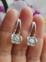 Нови сребърни обеци с циркони, снимка 2
