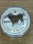 Сребро 1 oz Годината на Вола 2009, снимка 3