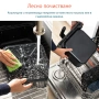 Фритюрник с горещ въздух Cosori Dual Blaze CAF-P681S, 6.4L, Черен С горен и долен реотан [НОВ], снимка 4