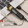 Alonefire 365nm UV Фенер акумулаторна флуоресцентна лампа за откриване на петна, течове масло, пари, снимка 6