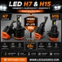 ПРОМО ПАКЕТ LED КРУШКИ H7 + H15 – САМО 99 €, снимка 1