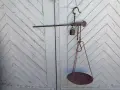старинна паванца кантар Грънчарови Търново 1930 година лъвче, снимка 1