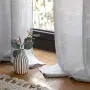 MIULEE воал пердета 140x160 см с халки – 2 бр., светлосиви, снимка 5