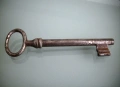Старинен ключ за брава, снимка 1