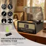 Ретро грамофон 9 в 1 с CD, Bluetooth, DAB/FM радио и USB, снимка 3