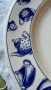 Винтидж английска чиния за предястие/десерт EIT / Pier 1 (Blue Teapots) , снимка 3