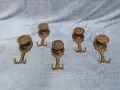 закачалки месингови 5 бр. , снимка 2