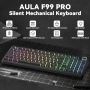 Клавиатура AULA F99 Pro Silent Mechanical RGB, снимка 5