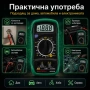 Дигитален мултицет мултиметър измервателен уред за ток, снимка 3