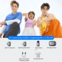 BOYA mini 2-01 Lunar Silver – Безжична микрофонна система USB-C + Lightning, снимка 2