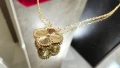 Van Cleef & Arpels VCA Gold Clear Vintage Alhambra Clover Дамско Колие, снимка 4