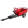 BISONTE BTA-500R Ремарке за мотокултиватор 500 кг 125x80x50 см 4x12 Ново, снимка 5