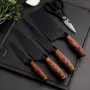 Стилен и практичен кухненски комплект ножове – 6 части, снимка 2