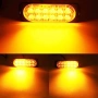 Жълти LED стробоскопи за автомобил 36W, 12V-24V-36V, IP67 – 18 режима, за решетка броня камион 10371, снимка 7
