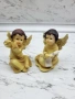 6538 Ретро декоративни ангелчета сувенири ангели фигурки, 2 бр, снимка 1