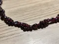 Старинно колие и обеци с гранат, снимка 5
