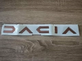 бронзов надпис Дачия Dacia нов стил, снимка 4