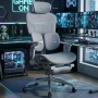 Ергономичен геймърски стол до 240 кг | 6D подлакътници | Наклон 135° | SGS газлифт, снимка 2