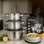 Cheffinger - комплект тенджери от неръждаема стомана – здравина, стил и готвене без компромис, снимка 4