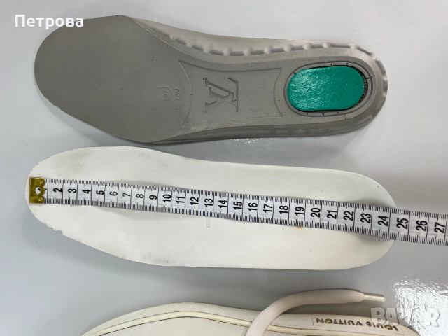 Louis Vuitton Frontrow Кожени маратонки 37 ОРИГИНАЛ, снимка 14 - Маратонки - 55221083