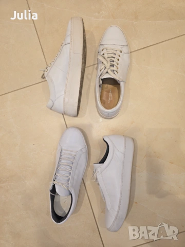 Бели кожени маратонки Vagabond размер 41, снимка 2 - Маратонки - 54246279