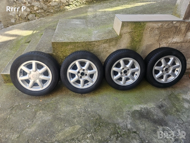 Лети джанти 14 цола за VW Golf 2/3/Vento Polo Passat Caddy 4x100 с летни гуми Hankook 