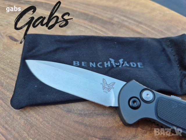 Сгъваем нож Benchmade 9750 Mini Coalition AUTO ,S30V сатенено гладко острие, снимка 6 - Ножове - 54374824