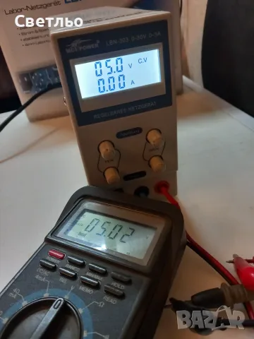  Ново лабораторно захранване McPower LBN-303 (0-30V, 0-3A) – Тествано, в оригинална кутия, снимка 4 - Друга електроника - 55684916